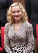 米歌手、マドンナさん＝２０１４年１１月２８日、マラウイ・首都リロングウェ（ＡＰ）