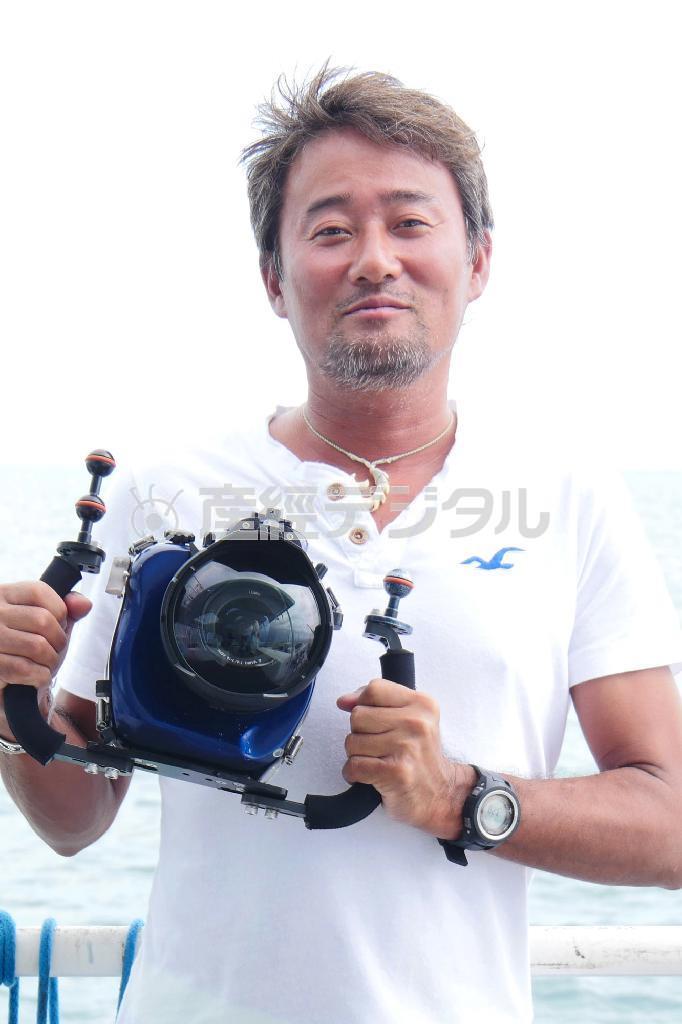 フリーの海洋フォトジャーナリスト、越智隆治（おち・たかじ）さん（本人提供）