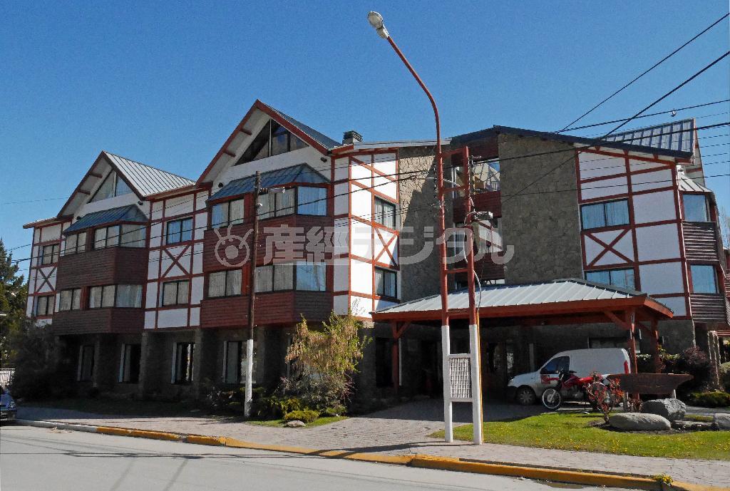 エル・カラファテにあるロッジ風ホテル「カラファテパークホテル」＝２０１４年１０月１４日、アルゼンチン（藤原翔撮影）