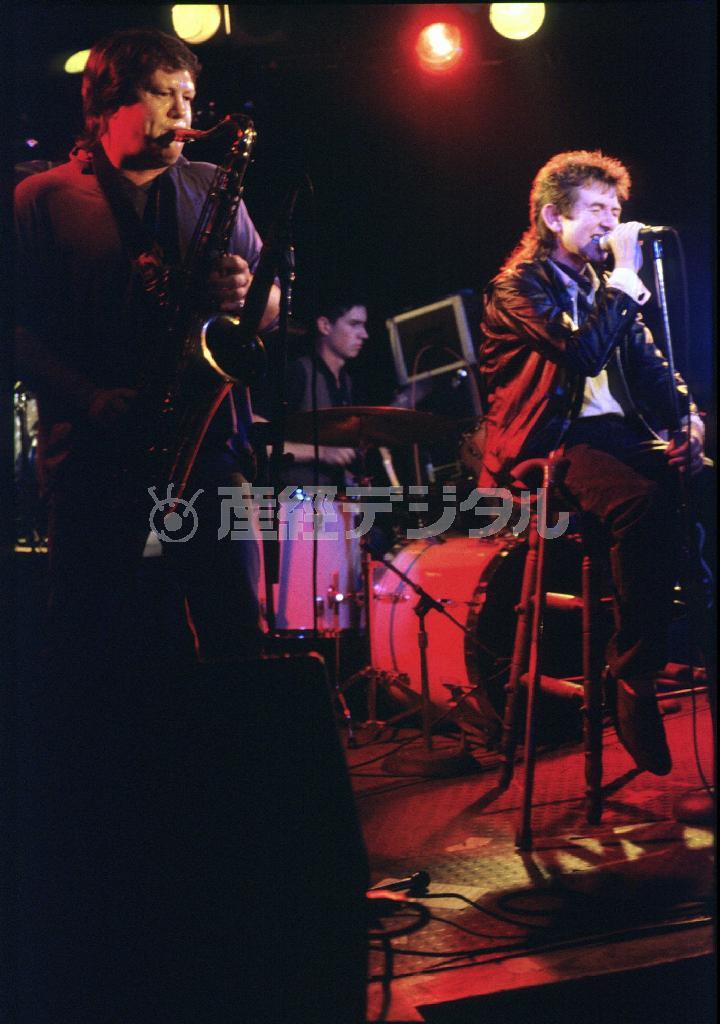 米サックス奏者、ボビー・キーズ氏（左）＝１９９７年６月６日、米テキサス州オースティン（ＡＰ）