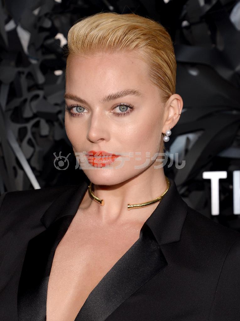 豪女優、マーゴット・ロビーさん＝２０１４年１１月２０日、米ニューヨーク（ＡＰ）