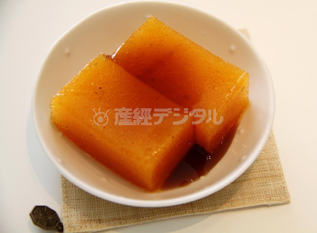 柿ようかん。※６５ｋｃａｌ、塩分０グラム（１人分）