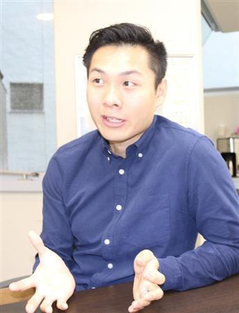 「来年２月からは英国で英語による時代劇の撮影に入ります」と語るアンソニー・チェン監督＝２０１４年１０月６日（高橋天地撮影）