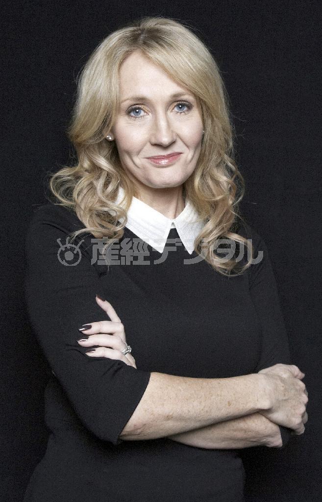 英作家、Ｊ・Ｋ・ローリングさん＝２０１２年１０月１６日、米ニューヨーク（ＡＰ）