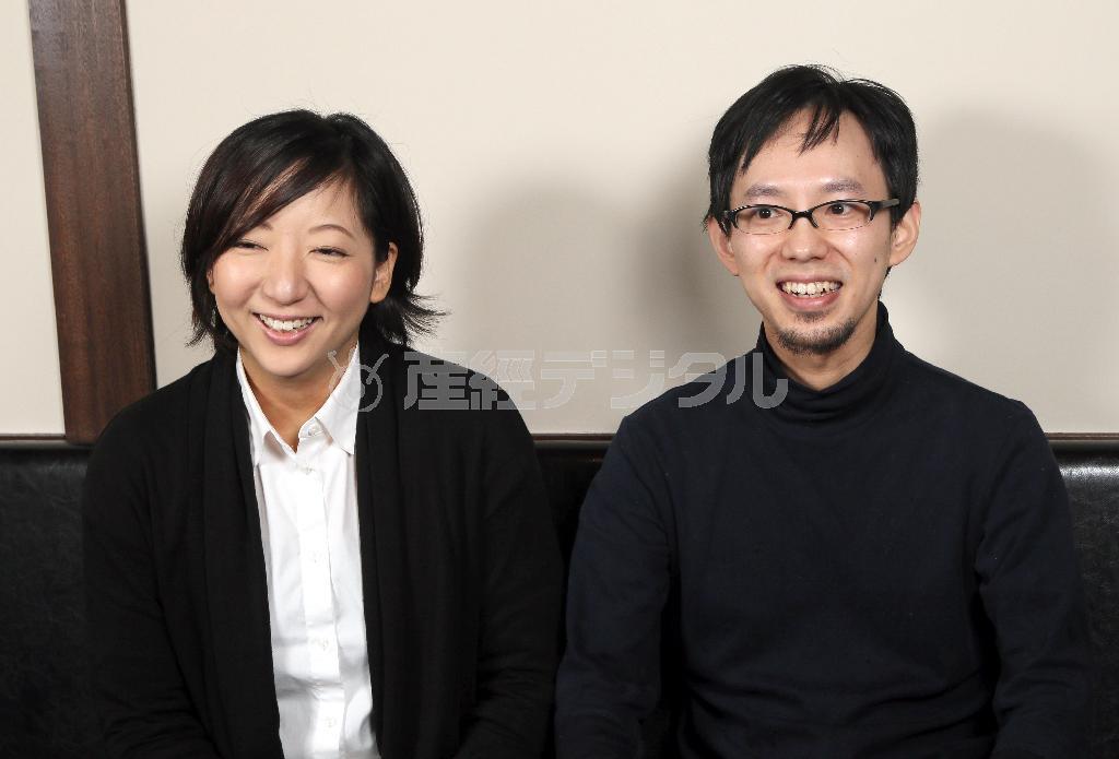 シェフの柳原秀雄さん（右）とサーブを担当するマダムの麻佐美さん＝２０１４年１２月１日、京都市中京区（志儀駒貴撮影）