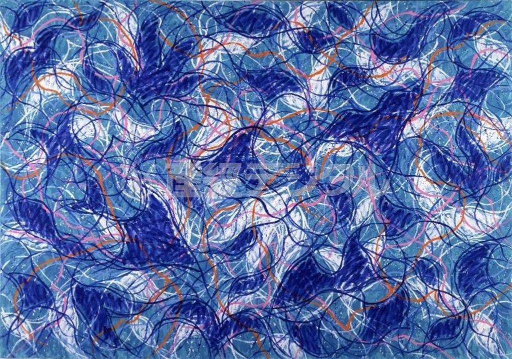 高松次郎（１９３６～９８年）の回顧展「高松次郎ミステリーズ」＿＿「形Ｎｏ．１２０２」１９８７年（東京近代美術館蔵）。（Ｃ）Ｔｈｅ＿Ｅｓｔａｔｅ＿ｏｆ＿Ｊｉｒｏ＿Ｔａｋａｍａｔｓｕ，Ｃｏｒｔｅｓｙ＿ｏｆ＿Ｙｕｍｉｋｏ＿Ｃｈｉｂａ＿Ａｓｓｏｃｉａｔｅｓ