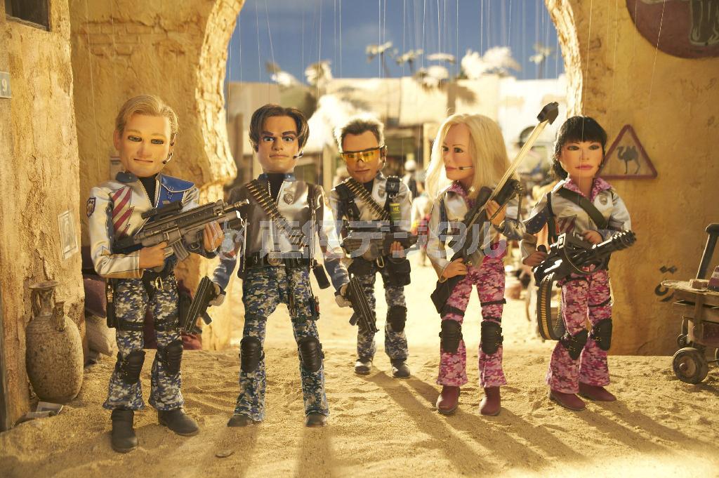 ２００４年に公開された映画「チーム・アメリカ」の一場面（パラマウント・ピクチャーズ提供、ＡＰ）