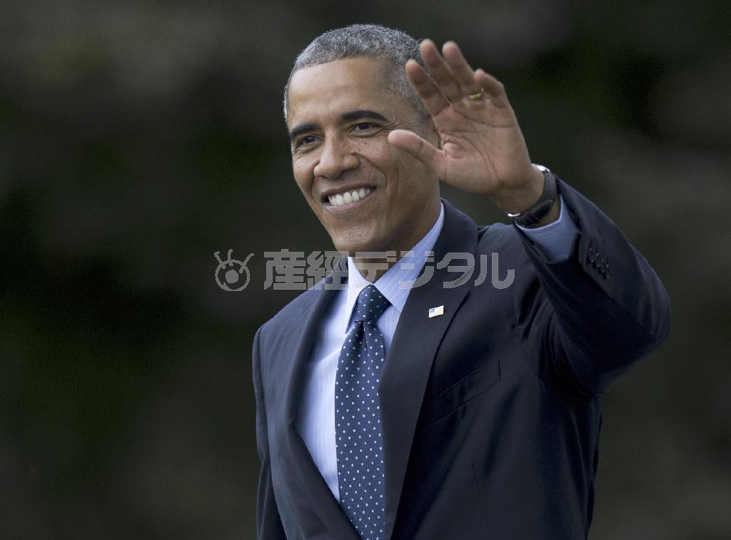 バラク・オバマ米大統領。お互いのリーダーを「独裁者」「サル」と揶揄し合う両国によるサイバー空間での壮絶なバトルは、闇に包まれた部分が多いのも事実だ＝２０１４年１０月７日、米国・首都ワシントン（ＡＰ）