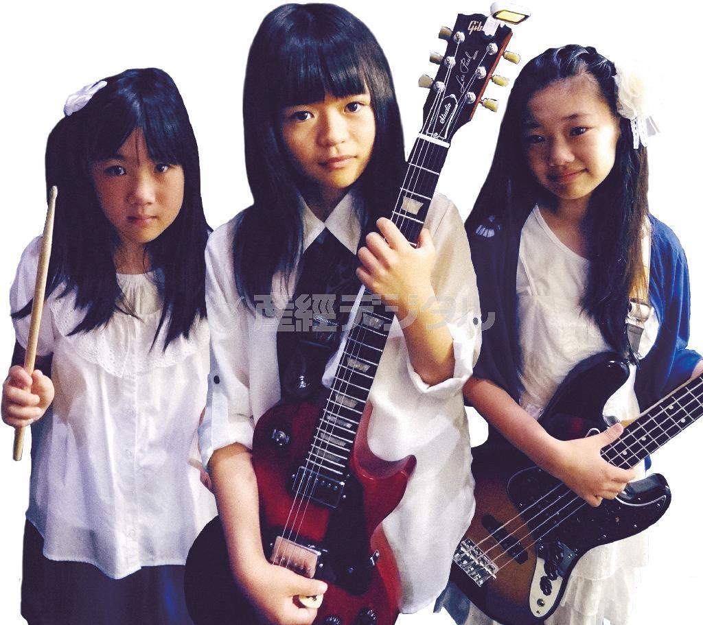 徳島の子供によるバンド、しんまち七色ばんど（提供写真）