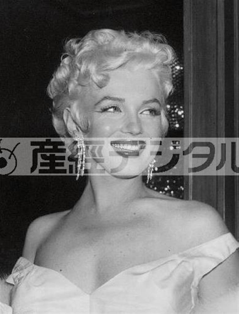 米女優、マリリン・モンロー（１９２６～６２年）＝１９５５年６月２日（ＡＰ）