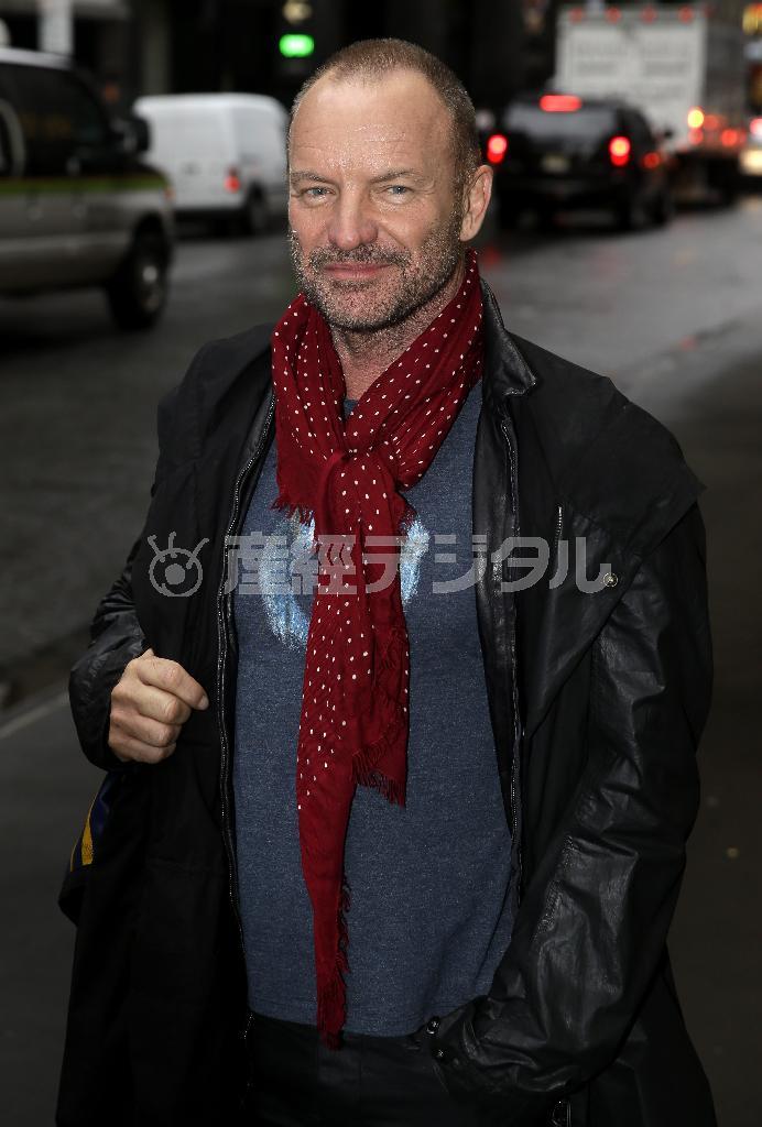 英ミュージシャン、スティングさん＝２０１４年１１月２４日、米ニューヨーク（ＡＰ）