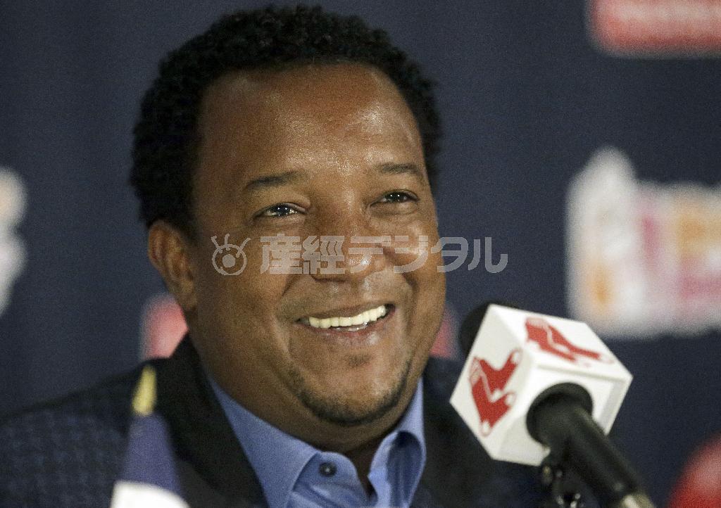 ドミニカ出身の元投手、ペドロ・マルティネス氏＝２０１５年１月６日、米マサチューセッツ州ボストン（ＡＰ）