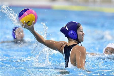 韓国・仁川で開かれたアジア大会のシンガポール戦でゴールを決める中野由美＝２０１４年９月２４日（共同）