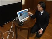 大京の「かがやきの季・中野南台」では、各部屋にテレビ電話を導入。対話サービスを行う＝東京都中野区