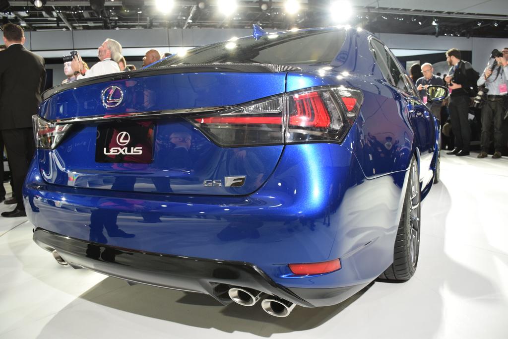 レクサスの新型車「ＧＳＦ」＝米デトロイト（撮影・大竹信生）