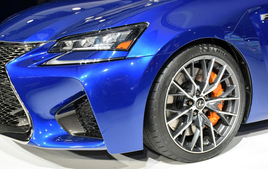 レクサス「ＧＳＦ」＝米デトロイト（撮影・大竹信生）