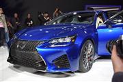 ベールを脱いだレクサスの新型車「ＧＳＦ」＝米デトロイト（撮影・大竹信生）