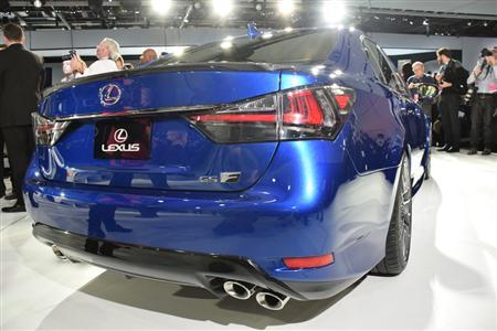 レクサスの新型車「ＧＳＦ」＝米デトロイト（撮影・大竹信生）
