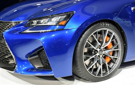 レクサス「ＧＳＦ」＝米デトロイト（撮影・大竹信生）