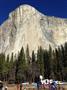 ヨセミテ国立公園の巨岩「エルキャピタン」＝２０１５年１月１４日、米カリフォルニア州（ＡＰ）