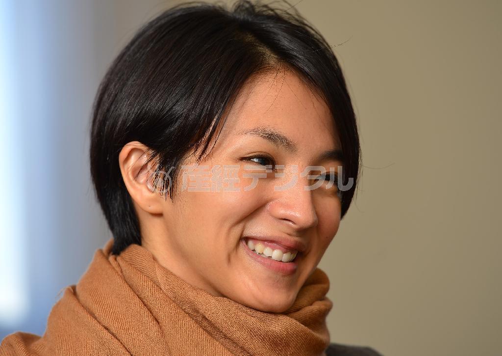 「お芝居がほんとうに好きなんだと思います」と自分自身を振り返る満島（みつしま）ひかりさん＝２０１４年１２月２２日、埼玉県さいたま市・彩の国さいたま芸術劇場（大西正純撮影）