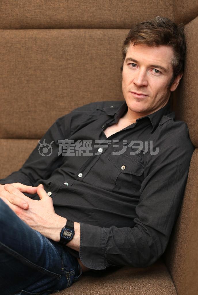 アイルランドの実力派俳優、バリー・ウォードさん＝２０１４年１２月１０日、東京都中央区（蔵賢斗撮影）