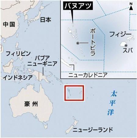 バヌアツ・首都ポートビラ（エファテ島）