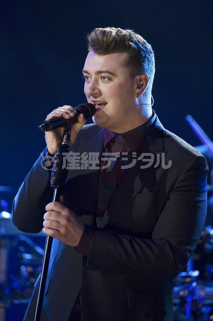 英歌手のサム・スミスさん＝２０１４年１１月１３日、米ニューヨーク（ＡＰ）