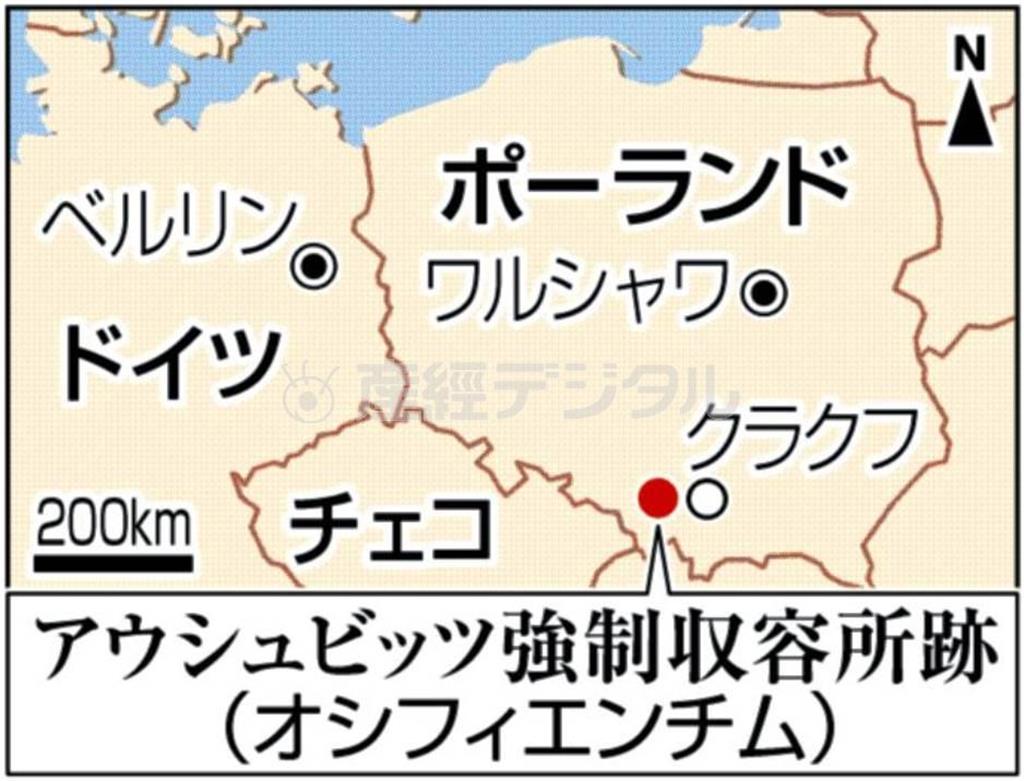 ポーランド・アウシュビッツ強制収容所跡（オシフィエンチム）