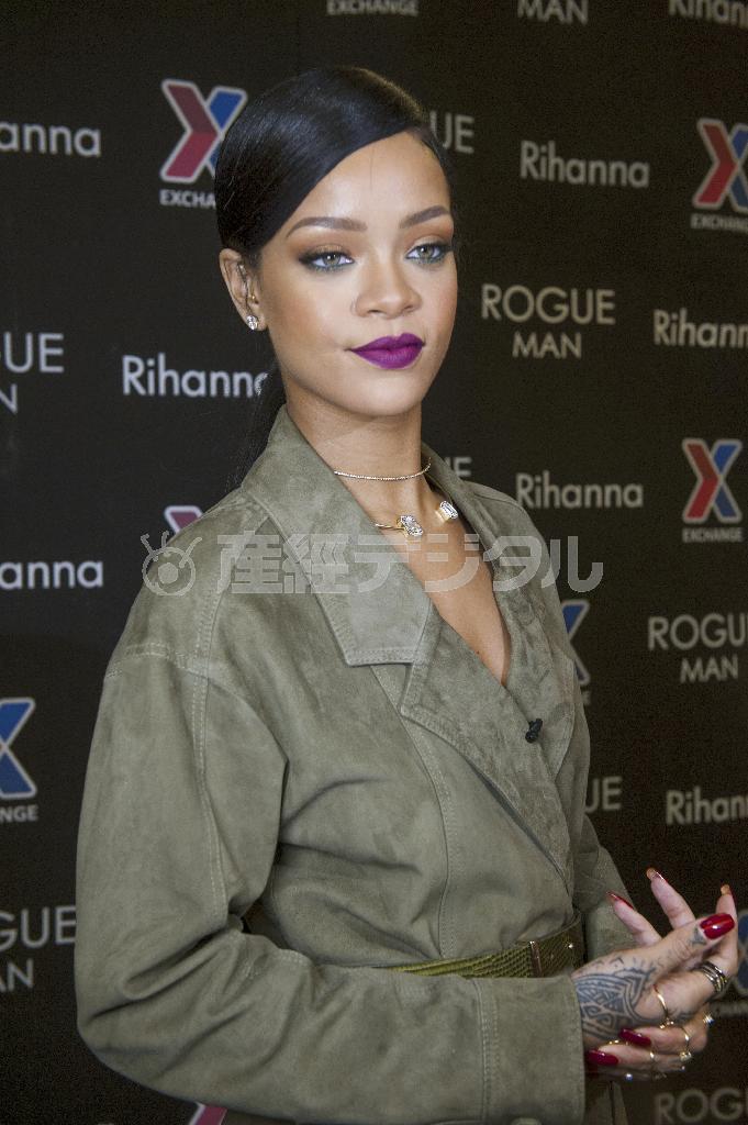 バルバドス出身のＲ＆Ｂ歌手、リアーナさん＝２０１４年１１月１２日、米バージニア州（ＡＰ）