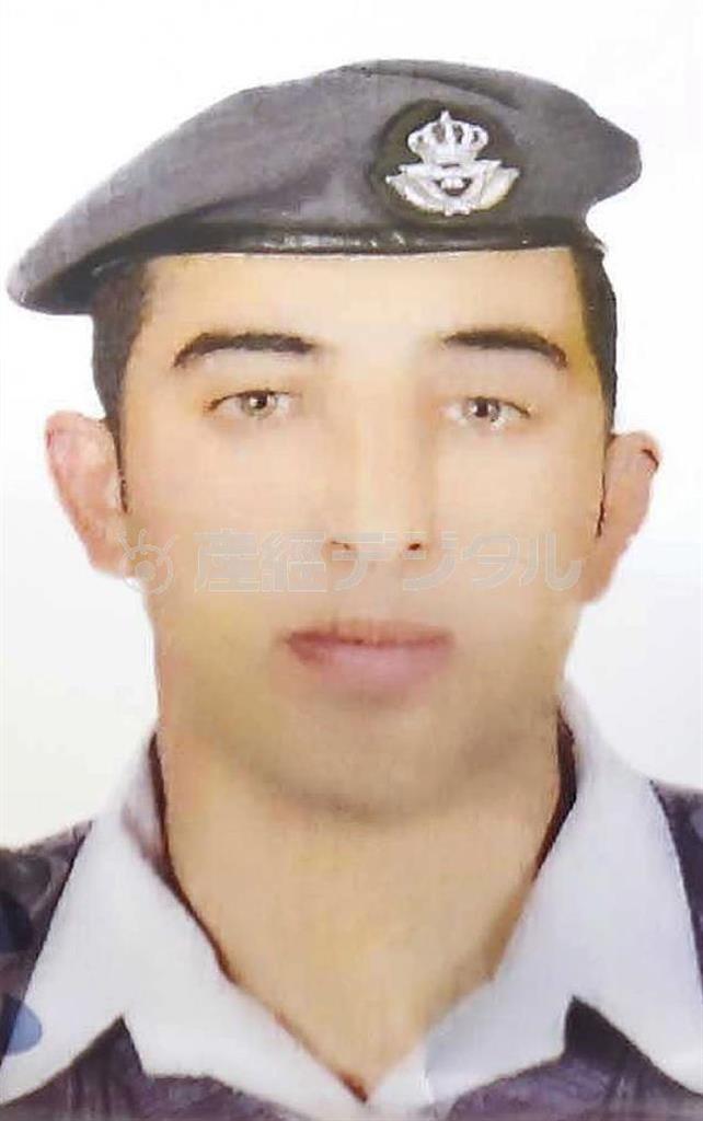 ヨルダン人パイロット、モアズ・カサスベ中尉（ＡＰ）