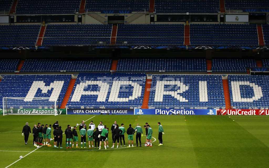 サッカー、スペイン１部リーグの強豪、レアル・マドリードの本拠地＝２０１４年１２月８日、スペイン・首都マドリード（ロイター）