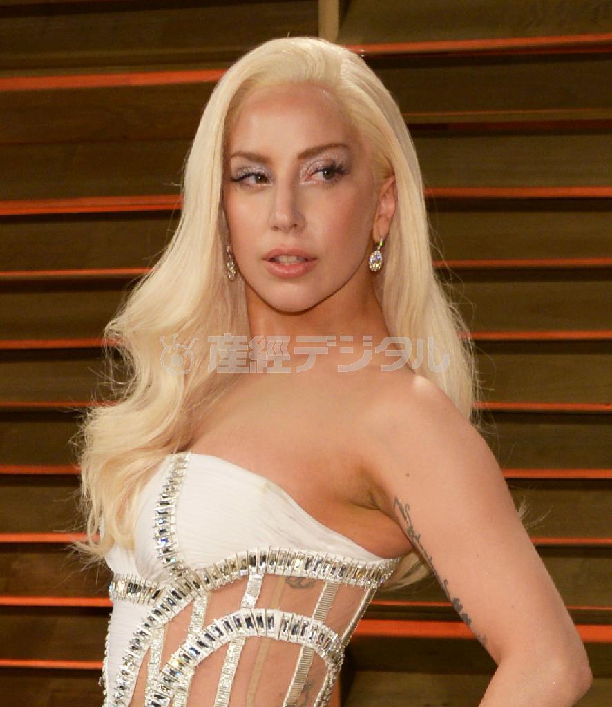 米歌手のレディー・ガガさん＝２０１４年３月２日、米カリフォルニア州ウエストハリウッド（ＡＰ）