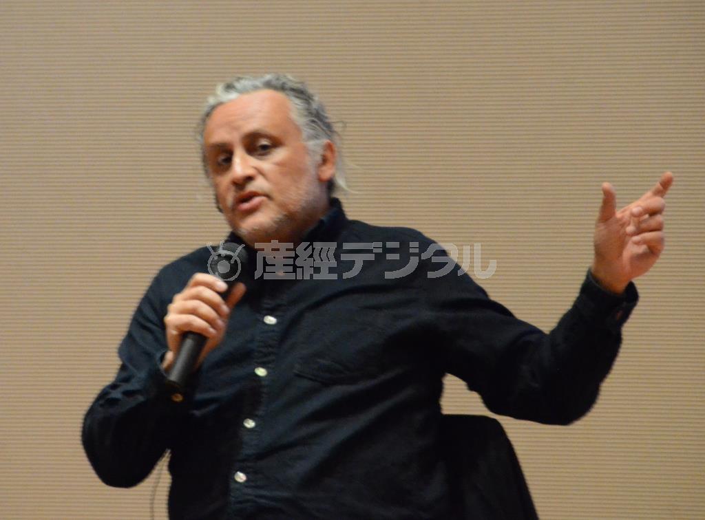 アーティスト、ガブリエル・オロスコ（１９６２年～）＝２０１５年１月２４日（原圭介撮影）