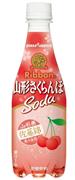 ポッカサッポロフード＆ビバレッジ「Ｒｉｂｂｏｎ山形さくらんぼソーダ４１０ｍｌＰＥＴ」