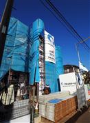 東京都多摩地区で建築中の一戸建て住宅