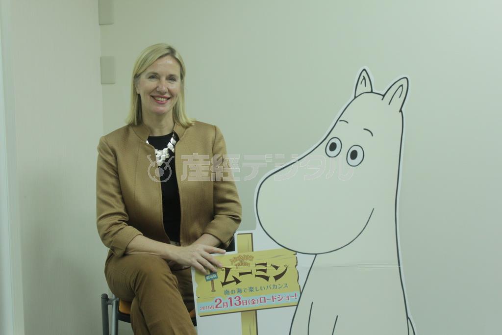 長編アニメーション映画「劇場版ムーミン＿南の海で楽しいバカンス」のハンナ・ヘミラ監督＝２０１４年１２月１日（ファントムフィルム提供）