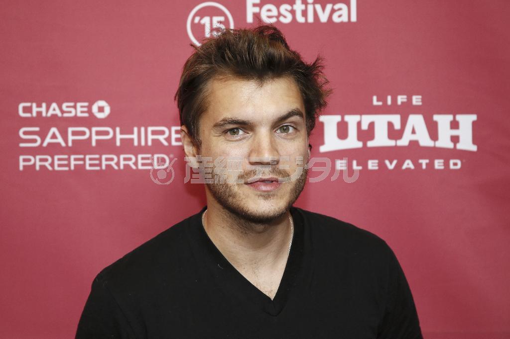 米俳優、エミール・ハーシュさん＝２０１５年１月２３日、米ユタ州パークシティ（ＡＰ）