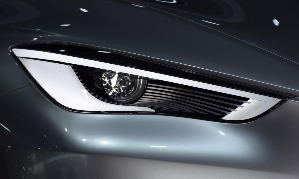 「Ｑ６０コンセプト」のＬＥＤヘッドランプ