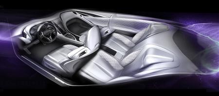 「Ｑ６０コンセプト」のスケッチ（オフィシャル写真）