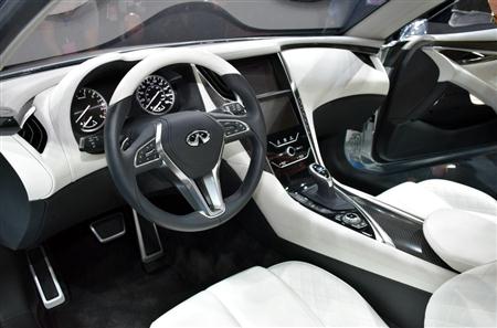 「Ｑ６０コンセプト」の運転席