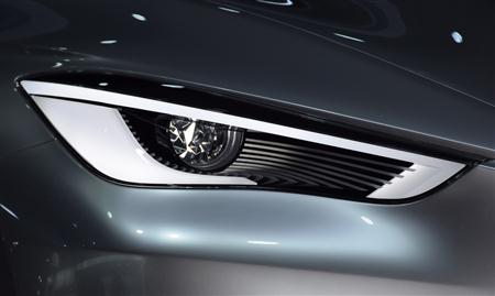 「Ｑ６０コンセプト」のＬＥＤヘッドランプ