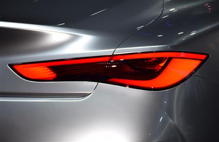 「Ｑ６０コンセプト」のＬＥＤリアコンビネーションランプ