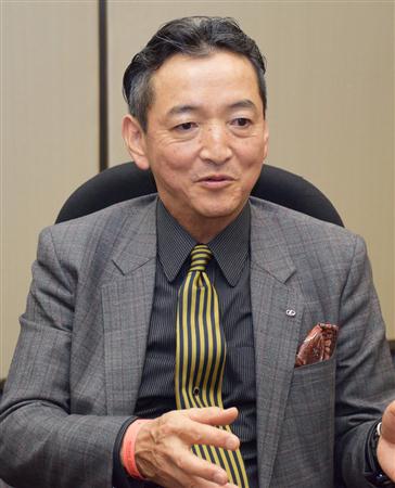 インタビューに応じるレクサス代表の福市得雄氏