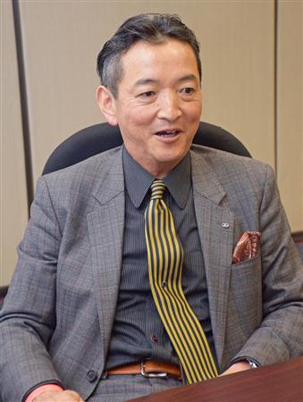 インタビューに応じるレクサス代表の福市得雄氏