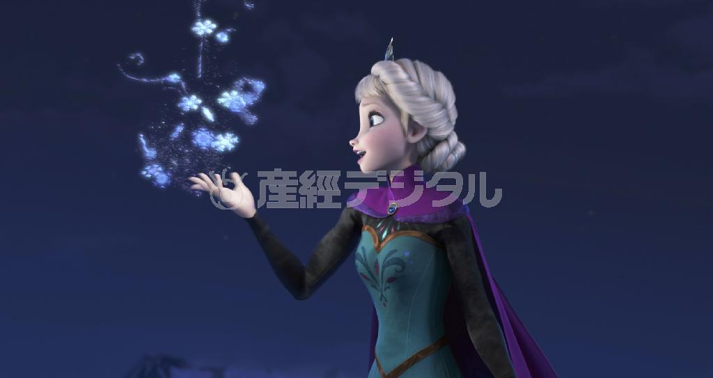 ディズニー映画「アナと雪の女王」に登場するエルサ（ＡＰ）