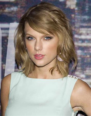 米歌手、テイラー・スウィフトさん＝２０１５年２月１６日、米ニューヨーク（ロイター）