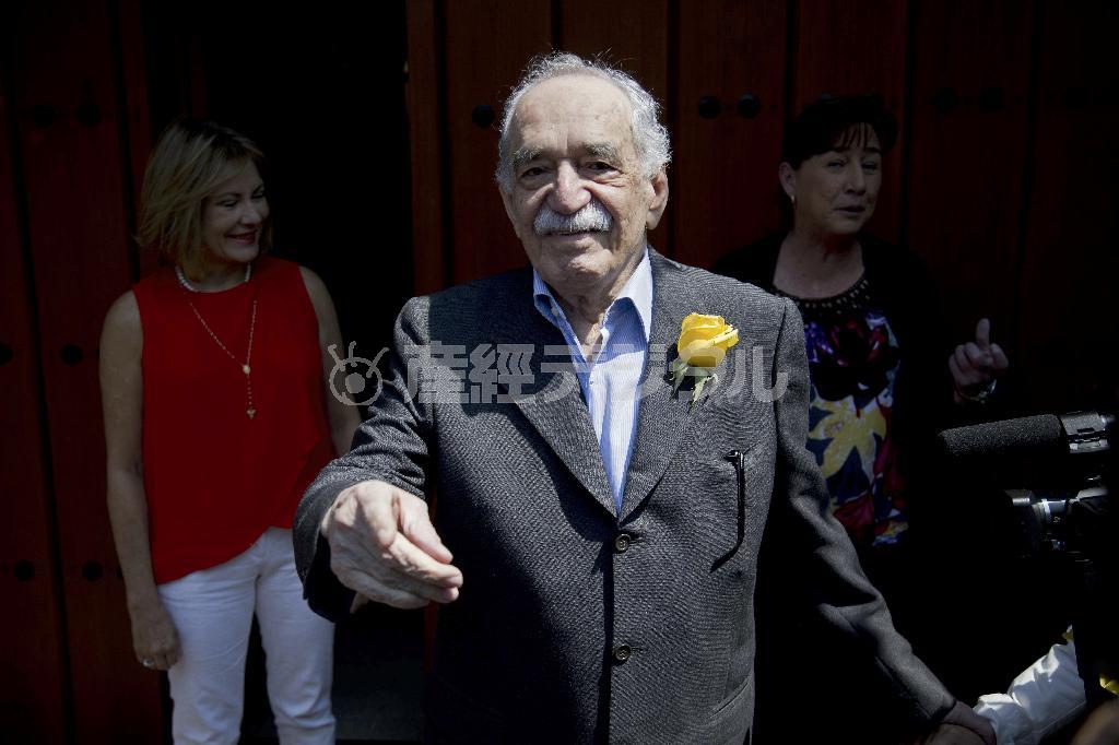 コロンビア出身のノーベル賞作家、ガルシア・マルケス氏（１９２８～２０１４年）＝２０１４年３月６日、メキシコ・首都メキシコ市（ＡＰ）