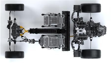 アキュラ「ＮＳＸ」の駆動システム（オフィシャル画像）