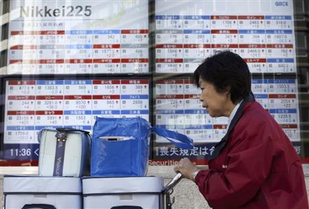 １１日の日経平均株価は３日ぶりに反発した（ＡＰ）